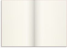 Anteckningsbok linnetextil A5 Olinjerad rosa