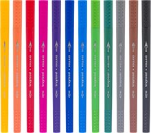 Penselpennor Fineliner 12 Färger