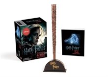 Harry potter hermiones wand with sticker kit - lights up!