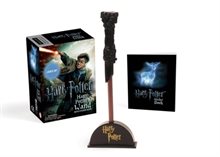 Harry potter wizards wand with sticker book - lights up!