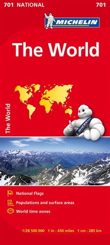 Världen Michelin 701 karta : 1:28,5milj