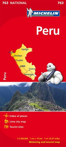 Peru Michelin 763 karta : 1:1,5milj