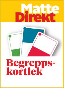 Matte Direkt 7 Begreppskortlek Gul 5-pack