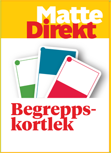 Matte Direkt 7 Begreppskortlek Gul 5-pack