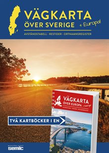 Vägkarta över Sverige och Europa