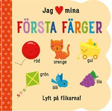 Jag [hjärta] mina första färger