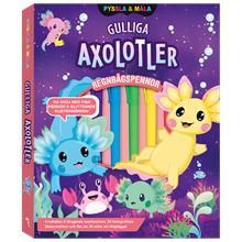 Pyssla och måla: Gulliga axolotler