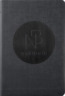 nuBibeln slimline - Konstskinn mörkgrå